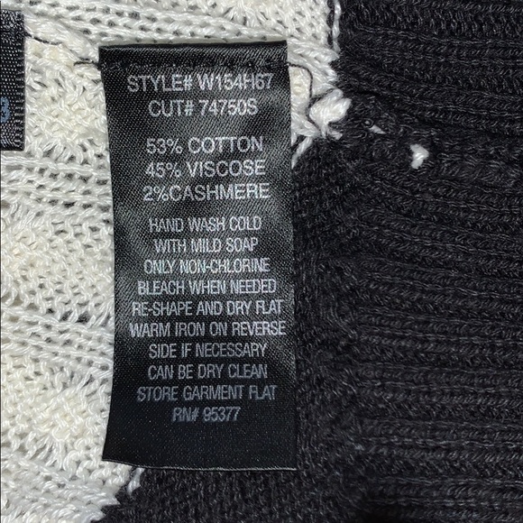 Striped Sweater🖤Black/Ivory by SANCTUARY - Picture 5 of 7